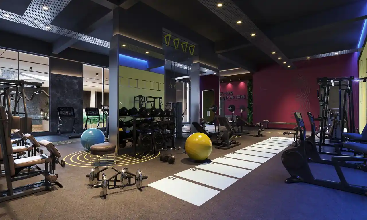 Rivermalepart prémium fitnesz belső tér