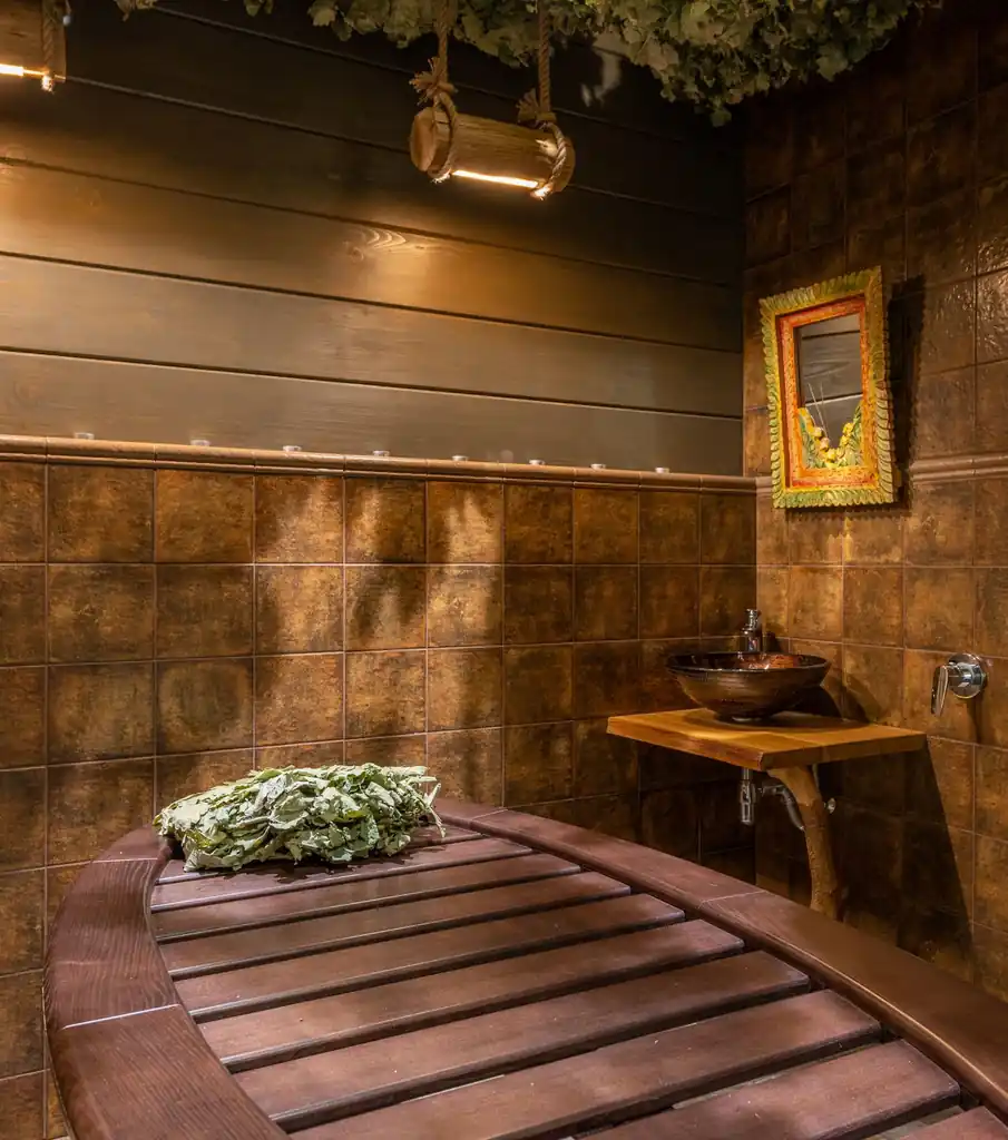 Wellness részleg belső